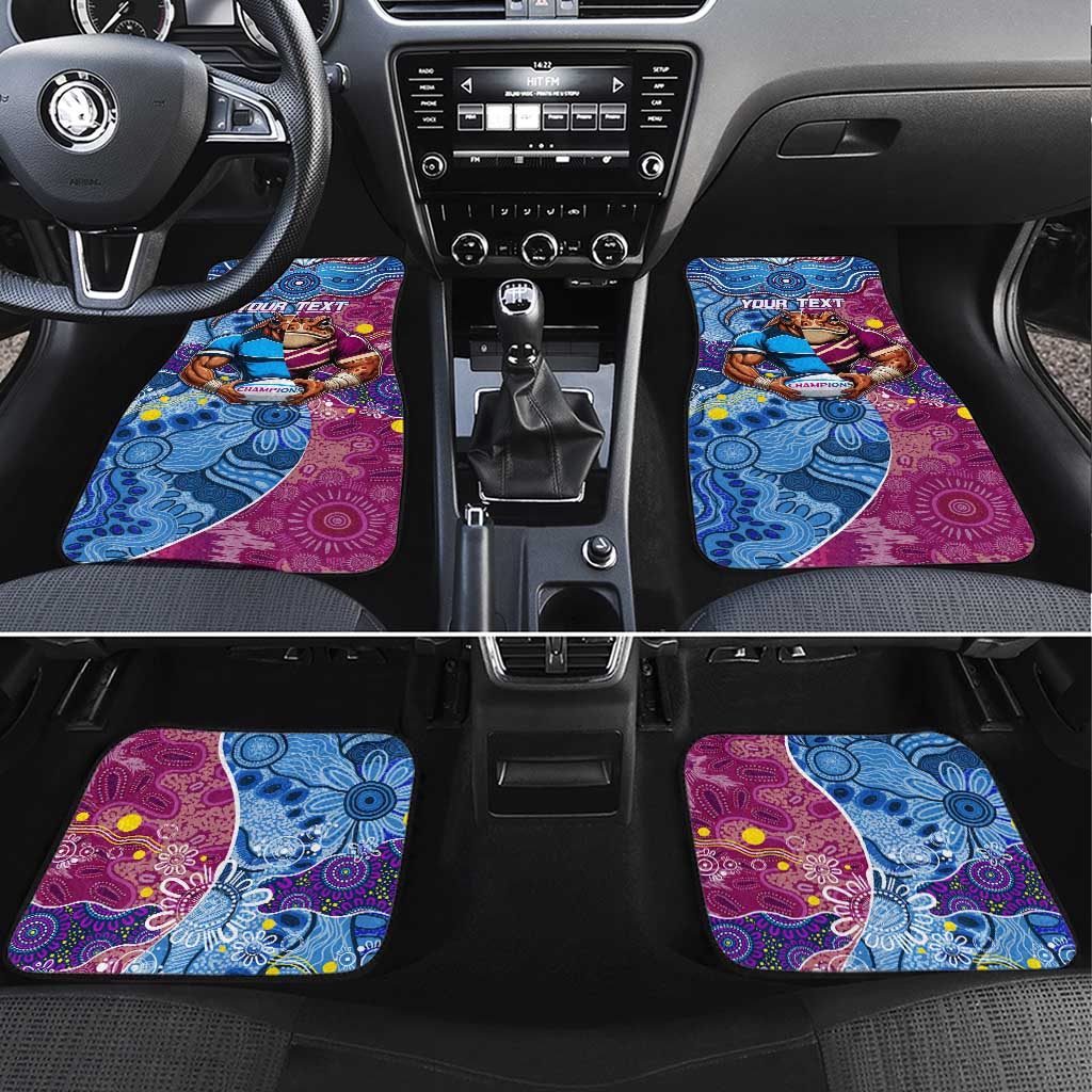 Blues Cockroaches And Maroons Cane Toads Car Mats State of Origin Aboriginal