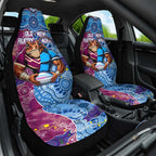 Blues Cockroaches And Maroons Cane Toads Car Seat Cover State of Origin Aboriginal
