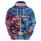 Custom Blues Cockroaches And Maroons Cane Toads Hoodie State of Origin Aboriginal