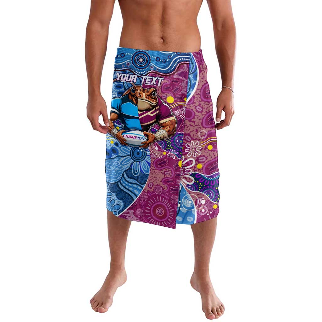 Custom Blues Cockroaches And Maroons Cane Toads Lavalava State of Origin Aboriginal