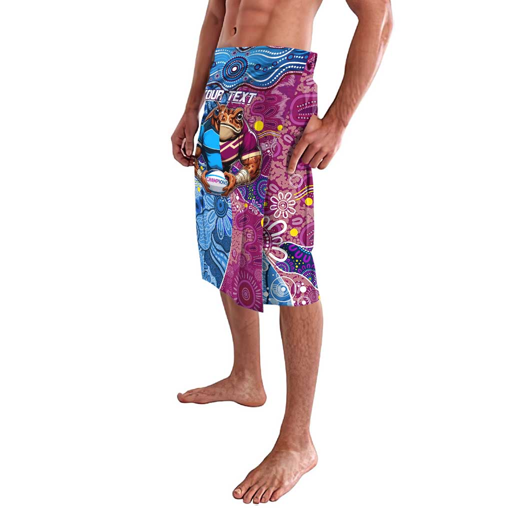 Custom Blues Cockroaches And Maroons Cane Toads Lavalava State of Origin Aboriginal