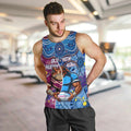 Custom Blues Cockroaches And Maroons Cane Toads Men Tank Top State of Origin Aboriginal