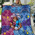 Blues Cockroaches And Maroons Cane Toads Quilt State of Origin Aboriginal