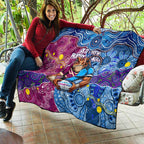 Blues Cockroaches And Maroons Cane Toads Quilt State of Origin Aboriginal