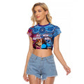 Custom Blues Cockroaches And Maroons Cane Toads Raglan Cropped T Shirt State of Origin Aboriginal
