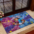 Blues Cockroaches And Maroons Cane Toads Rubber Doormat State of Origin Aboriginal