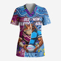 Custom Blues Cockroaches And Maroons Cane Toads Scrub Top State of Origin Aboriginal - Aussie Hoodie