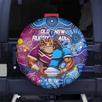 Blues Cockroaches And Maroons Cane Toads Spare Tire Cover State of Origin Aboriginal