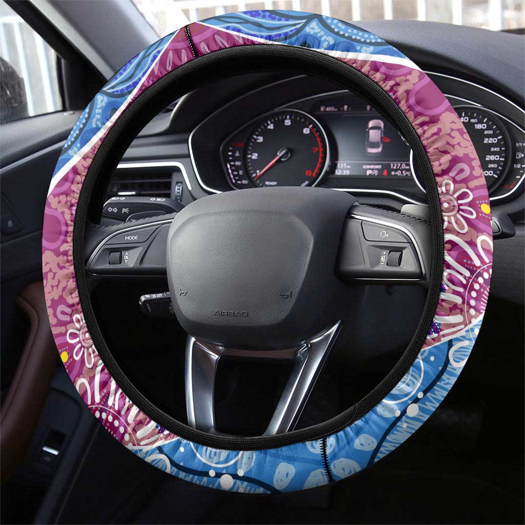 Blues Cockroaches And Maroons Cane Toads Steering Wheel Cover State of Origin Aboriginal