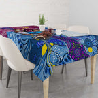 Blues Cockroaches And Maroons Cane Toads Tablecloth State of Origin Aboriginal