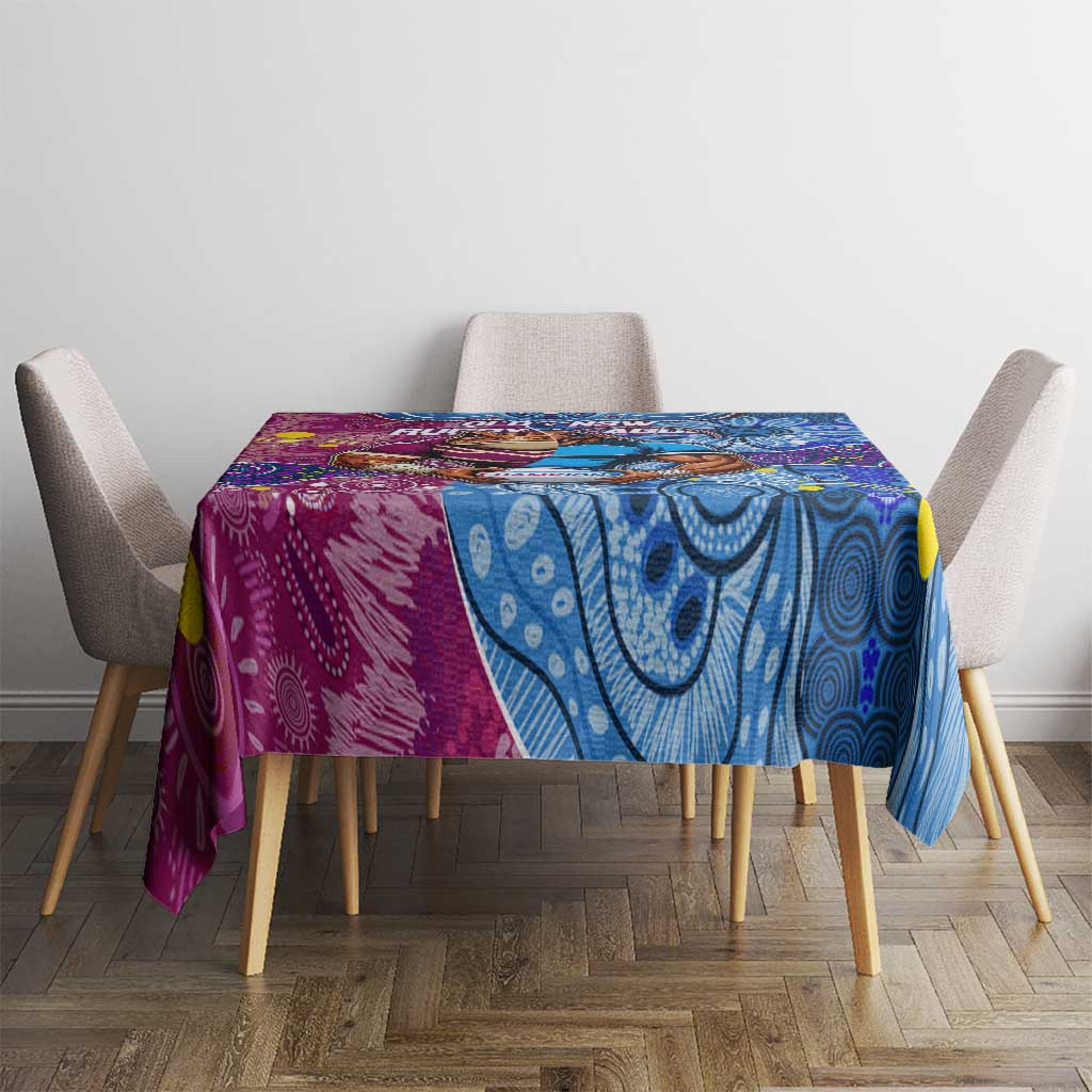 Blues Cockroaches And Maroons Cane Toads Tablecloth State of Origin Aboriginal