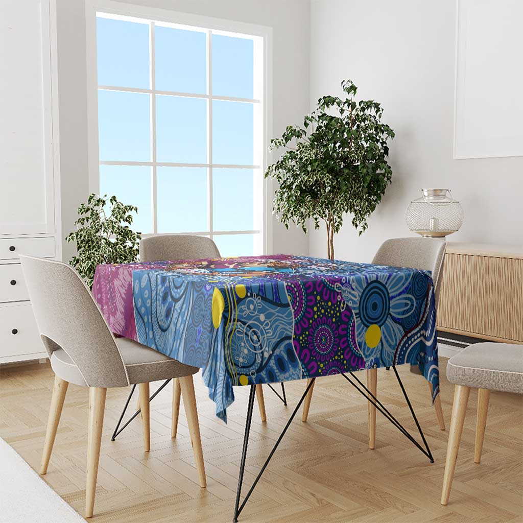 Blues Cockroaches And Maroons Cane Toads Tablecloth State of Origin Aboriginal