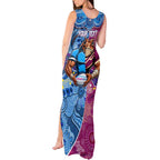 Custom Blues Cockroaches And Maroons Cane Toads Tank Maxi Dress State of Origin Aboriginal