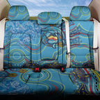 Dolphins Aboriginal Art Map Flag Australia Back Car Seat Cover