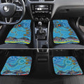 Dolphins Aboriginal Art Map Flag Australia Car Mats