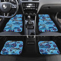 Sharks Aboriginal Australia Car Mats Indigenous Art Blue