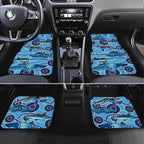Sharks Aboriginal Australia Car Mats Indigenous Art Blue