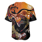 Dragonfly Aboriginal Australia Baseball Jersey Indigenous Art