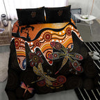 Dragonfly Aboriginal Australia Bedding Set Indigenous Art