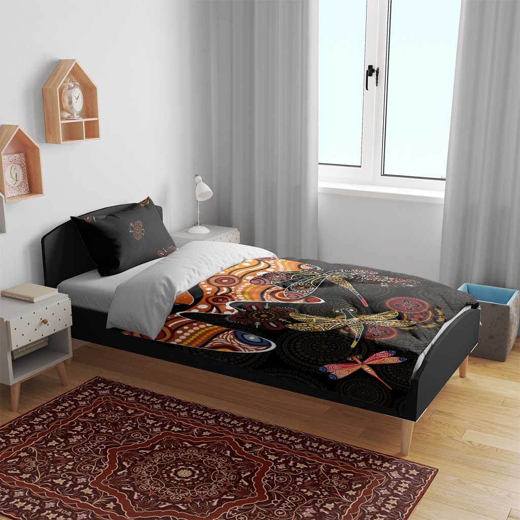 Dragonfly Aboriginal Australia Bedding Set Indigenous Art