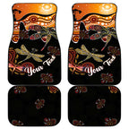 Dragonfly Aboriginal Australia Car Mats Indigenous Art