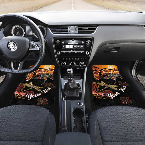 Dragonfly Aboriginal Australia Car Mats Indigenous Art