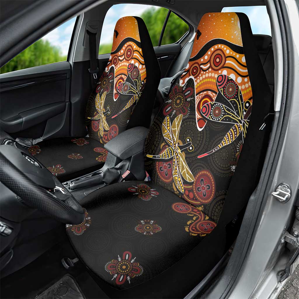 Dragonfly Aboriginal Australia Car Seat Cover Indigenous Art