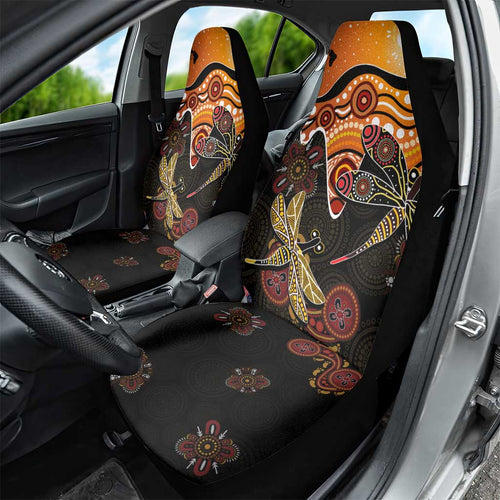 Dragonfly Aboriginal Australia Car Seat Cover Indigenous Art