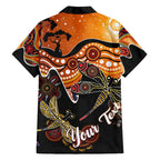 Dragonfly Aboriginal Australia Hawaiian Shirt Indigenous Art