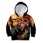 Dragonfly Aboriginal Australia Kid Hoodie Indigenous Art