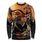 Dragonfly Aboriginal Australia Long Sleeve Shirt Indigenous Art