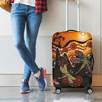 Dragonfly Aboriginal Australia Luggage Cover Indigenous Art