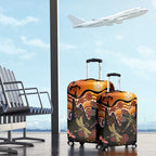 Dragonfly Aboriginal Australia Luggage Cover Indigenous Art