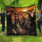 Dragonfly Aboriginal Australia Quilt Indigenous Art