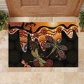 Dragonfly Aboriginal Australia Rubber Doormat Indigenous Art