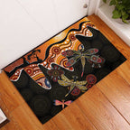 Dragonfly Aboriginal Australia Rubber Doormat Indigenous Art