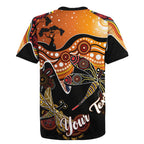 Dragonfly Aboriginal Australia Rugby Jersey Indigenous Art