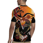 Dragonfly Aboriginal Australia Rugby Jersey Indigenous Art