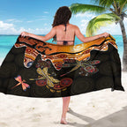 Dragonfly Aboriginal Australia Sarong Indigenous Art