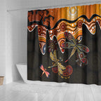 Dragonfly Aboriginal Australia Shower Curtain Indigenous Art