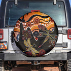 Dragonfly Aboriginal Australia Spare Tire Cover Indigenous Art