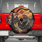 Dragonfly Aboriginal Australia Spare Tire Cover Indigenous Art