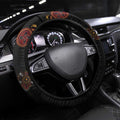 Dragonfly Aboriginal Australia Steering Wheel Cover Indigenous Art