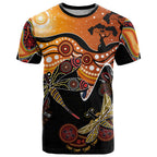 Dragonfly Aboriginal Australia T Shirt Indigenous Art