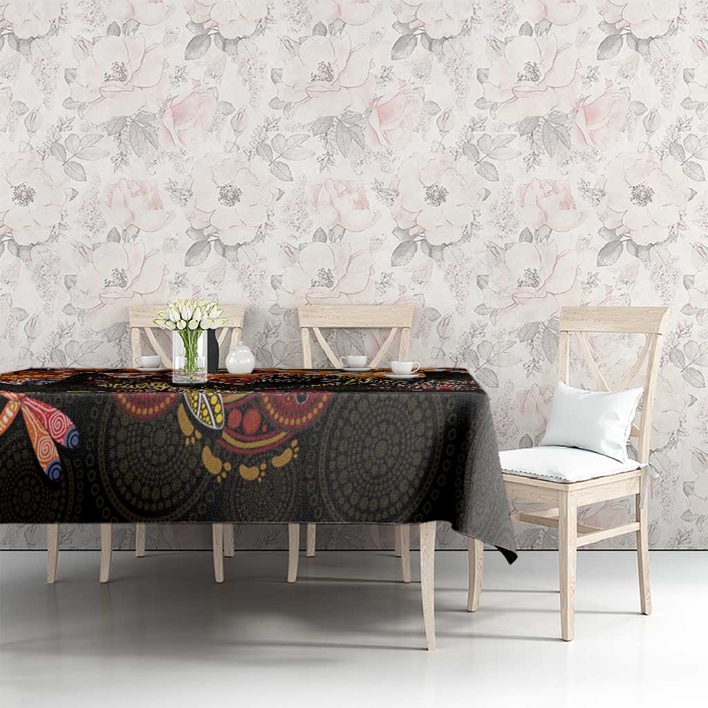 Dragonfly Aboriginal Australia Tablecloth Indigenous Art