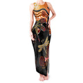 Dragonfly Aboriginal Australia Tank Maxi Dress Indigenous Art