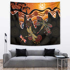 Dragonfly Aboriginal Australia Tapestry Indigenous Art