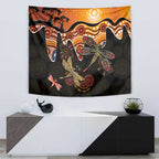 Dragonfly Aboriginal Australia Tapestry Indigenous Art