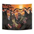 Dragonfly Aboriginal Australia Tapestry Indigenous Art
