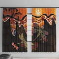 Dragonfly Aboriginal Australia Window Curtain Indigenous Art